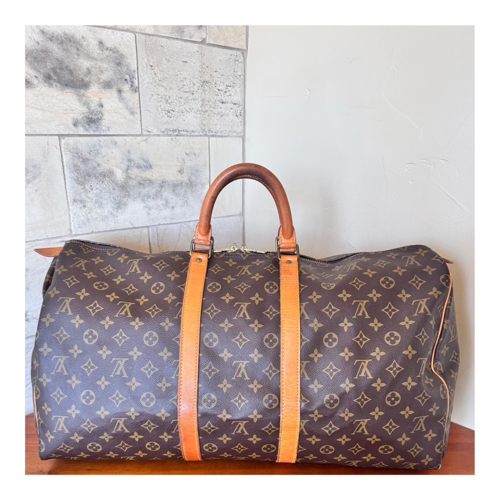 💚SOLD💚LOUIS VUITTON KEEPALL 55 DUFFEL BAG - Picture 2 of 15